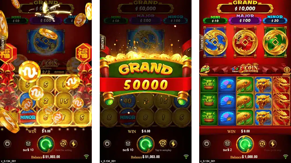 3 Coins 200Game Bonus